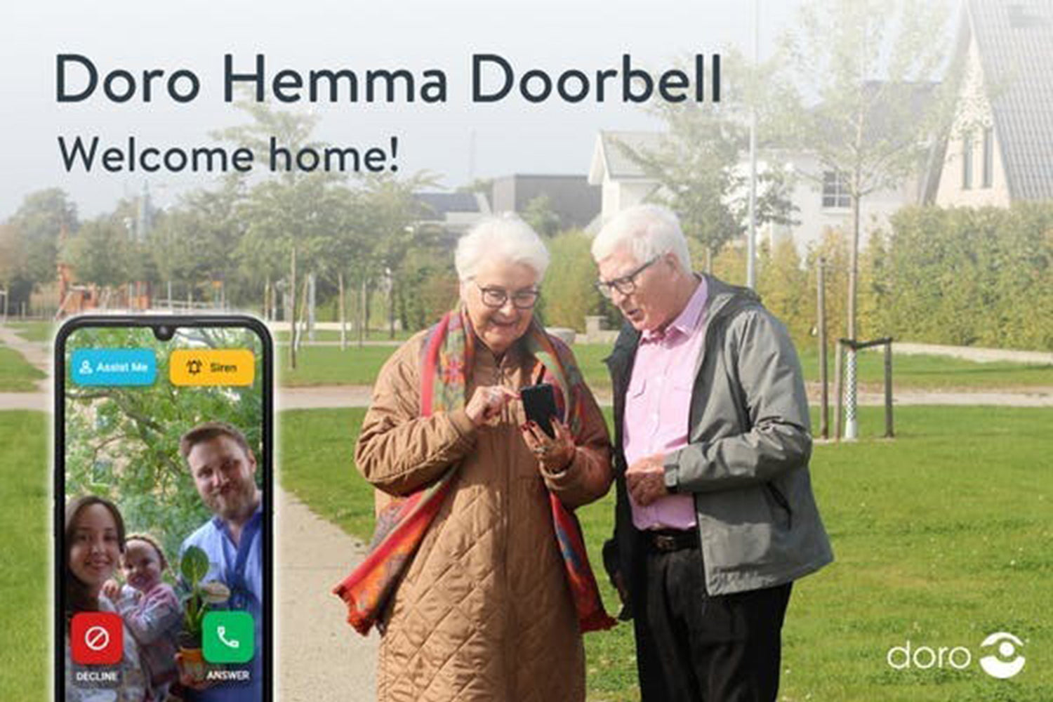 Doro Hemma Smart Doorbell | White-4