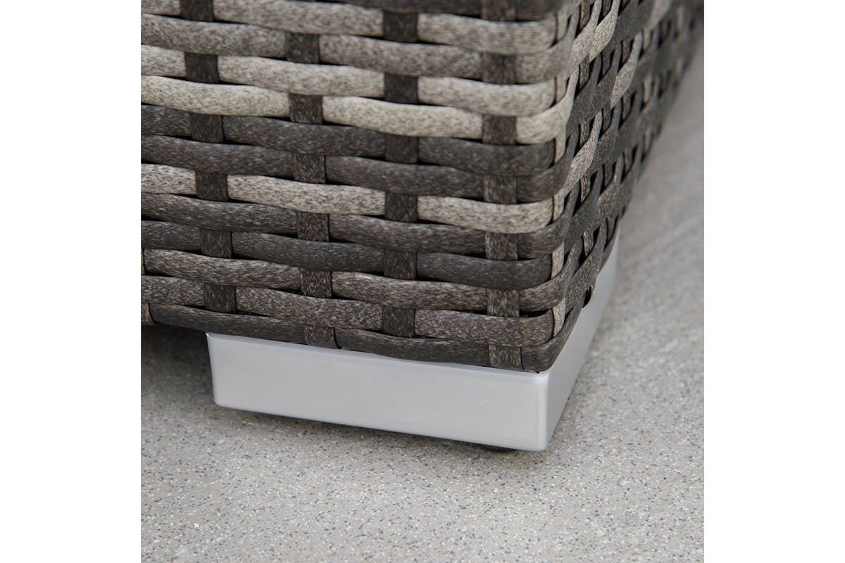 Outsunny Rattan Corner Sofa Set | Grey-7