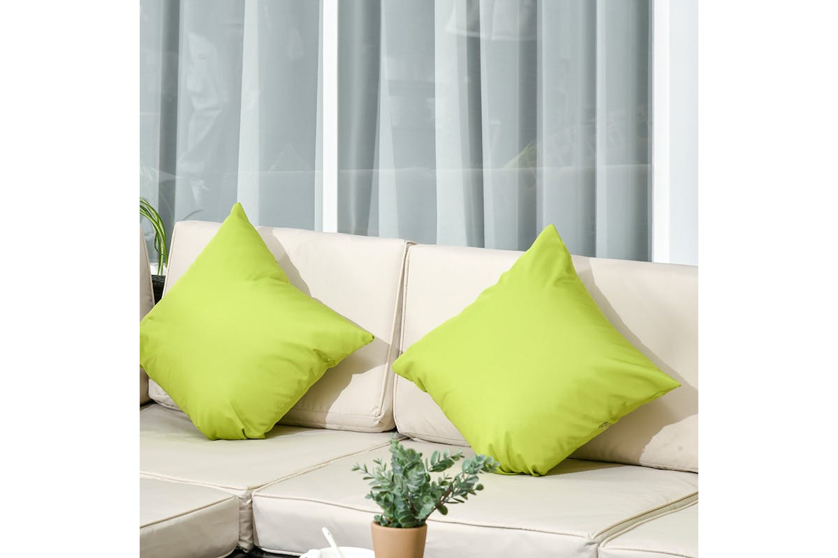 Outsunny PE Rattan Corner Sofa Set | Brown-8