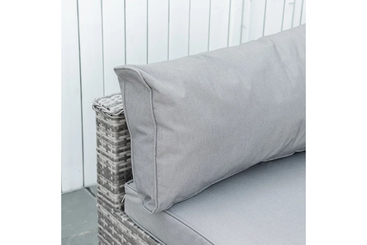Outsunny Outdoor Rattan Sofa Set | Grey-9