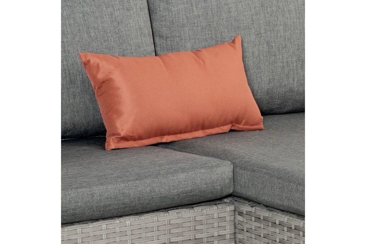 Outsunny Outdoor PE Rattan Sofa Set | Grey-7