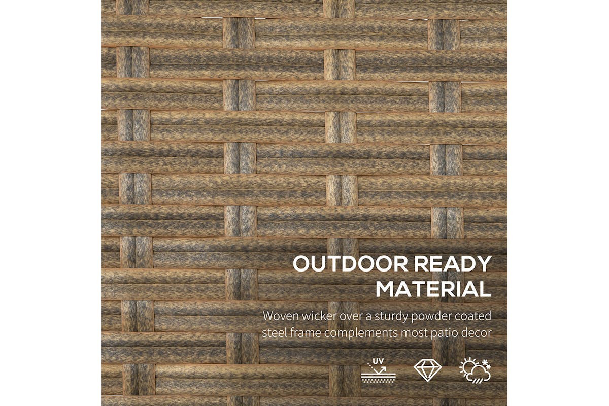 Outsunny Rattan Garden Furniture Set | Multi | 5 Pieces-6