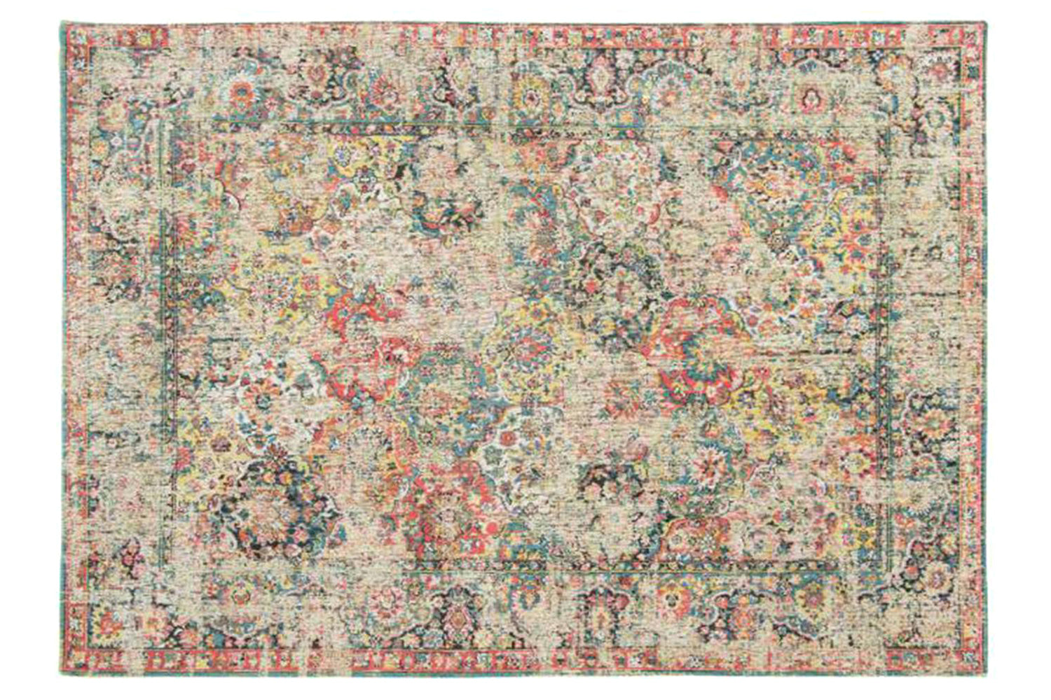Louis De Poortere | Bakhtiari Janiserry Indoor Eco Rug | Multicolour | 200 x 280 cm