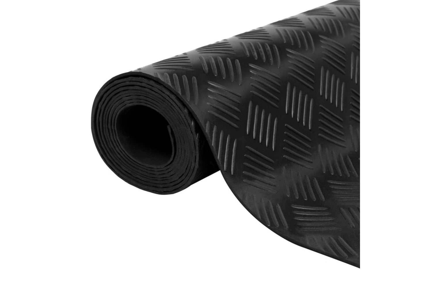 vidaXL 143948 Floor Mat Anti-slip Rubber 1.5x4 M 3mm Check-2