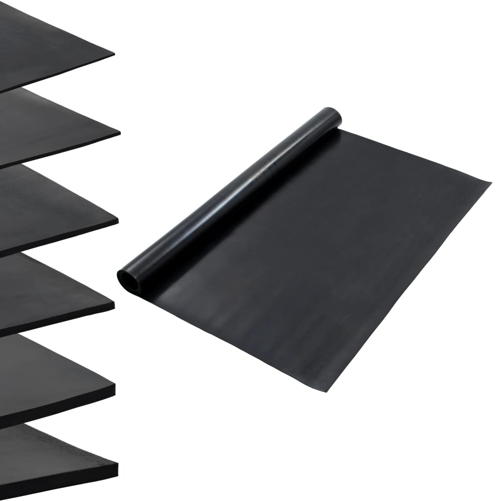 vidaXL 143957 Floor Mat Anti-slip Rubber 1.2x2 M 2mm Smooth-2