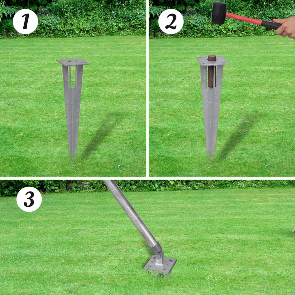 Vidaxl 141506 Chain Link Fence With Posts Spike Galvanised Steel 25x0.8 M-11