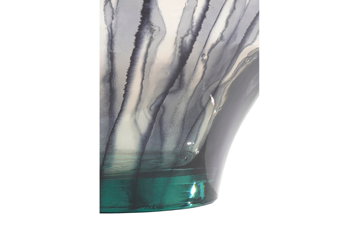 Palermo Recycled Glass Vasa | Black | 46 cm-3