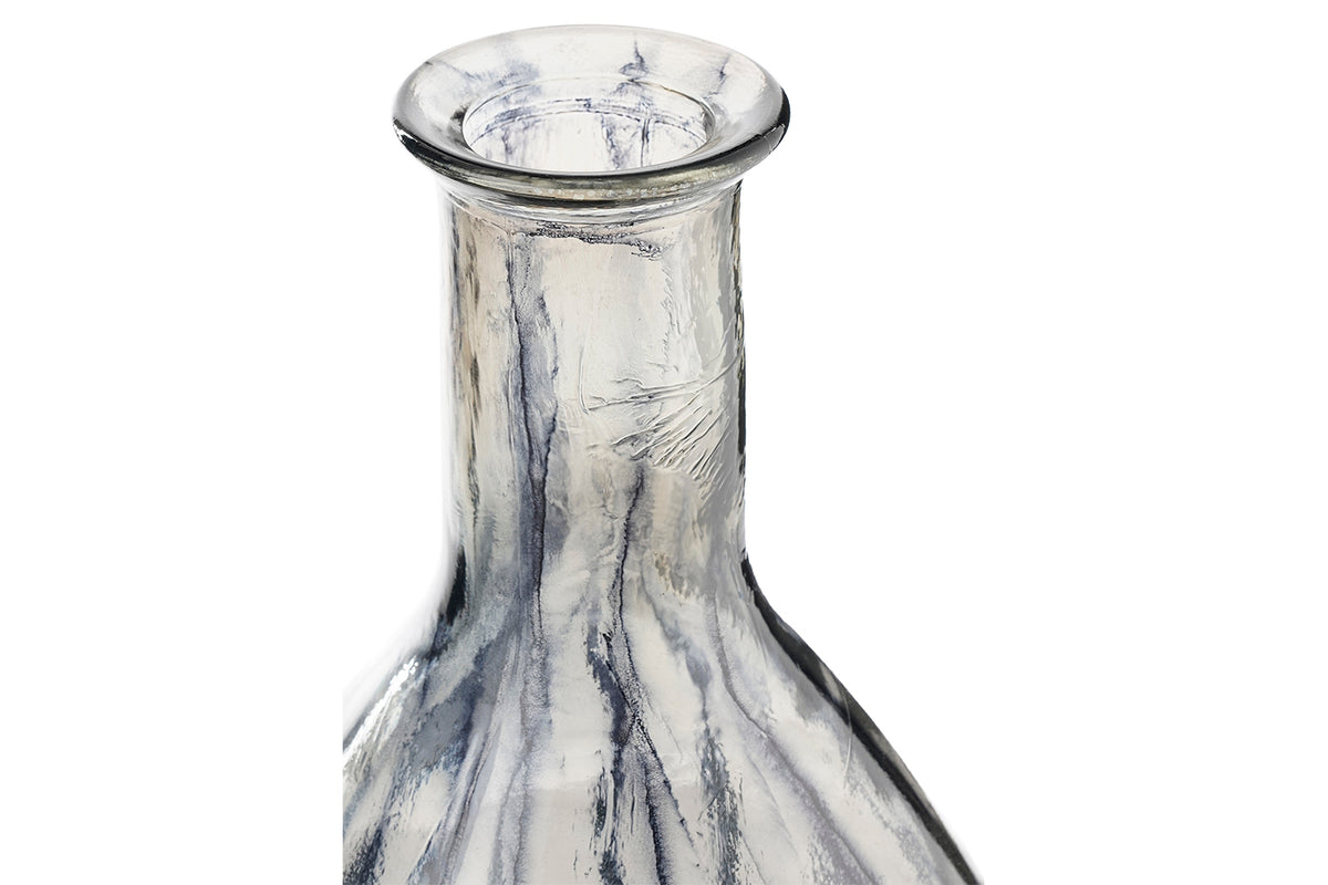 Palermo Recycled Glass Vasa | Black | 60 cm-4