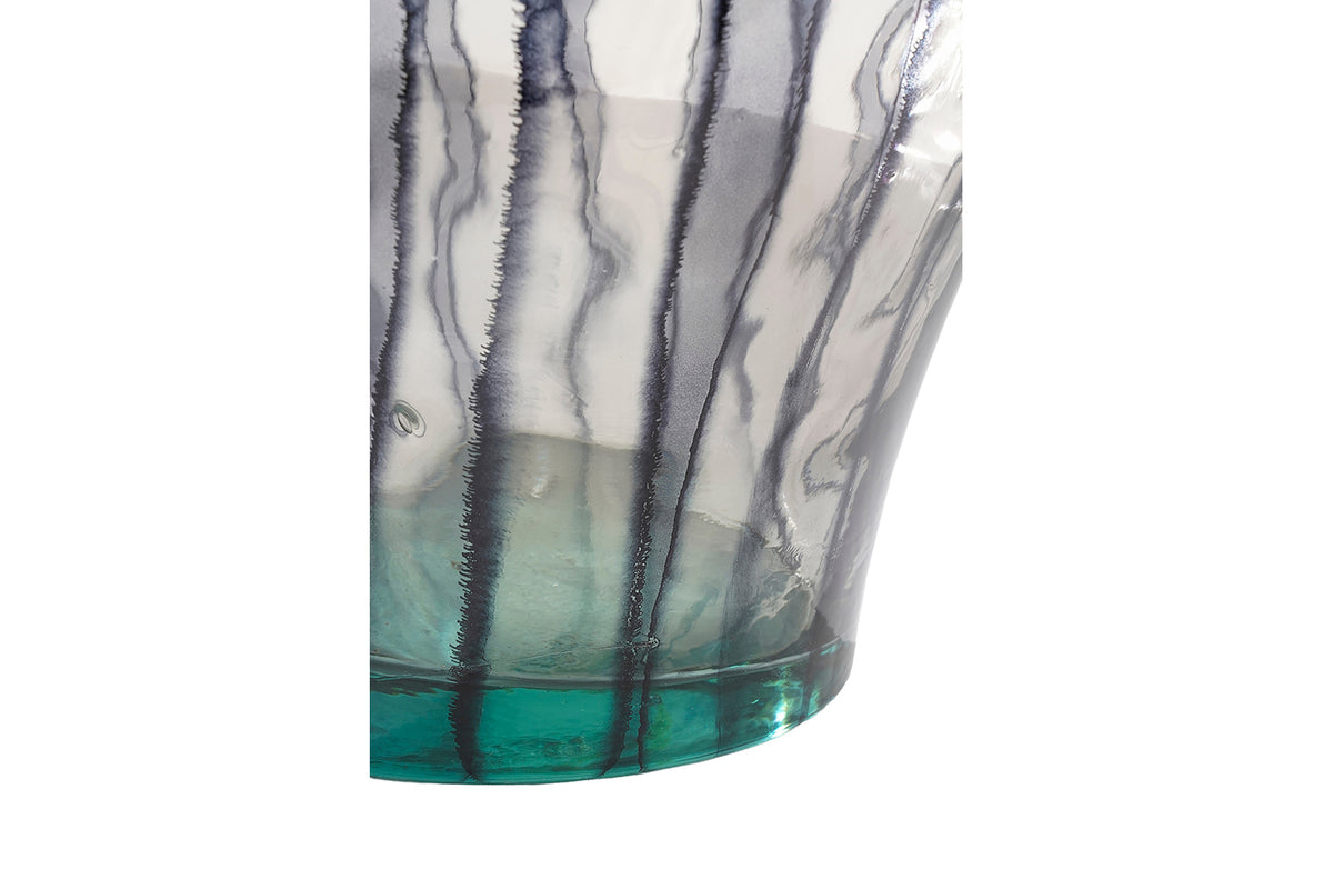 Palermo Recycled Glass Vasa | Black | 60 cm-3