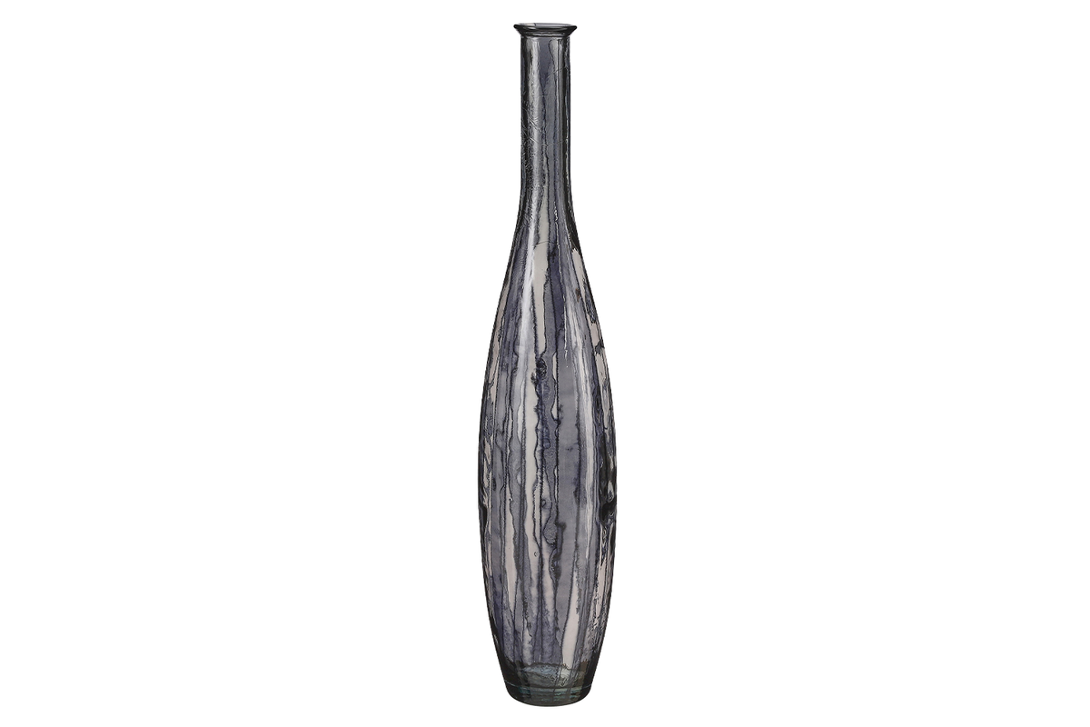 Palermo Recycled Glass Vasa | Black | 100 cm-2
