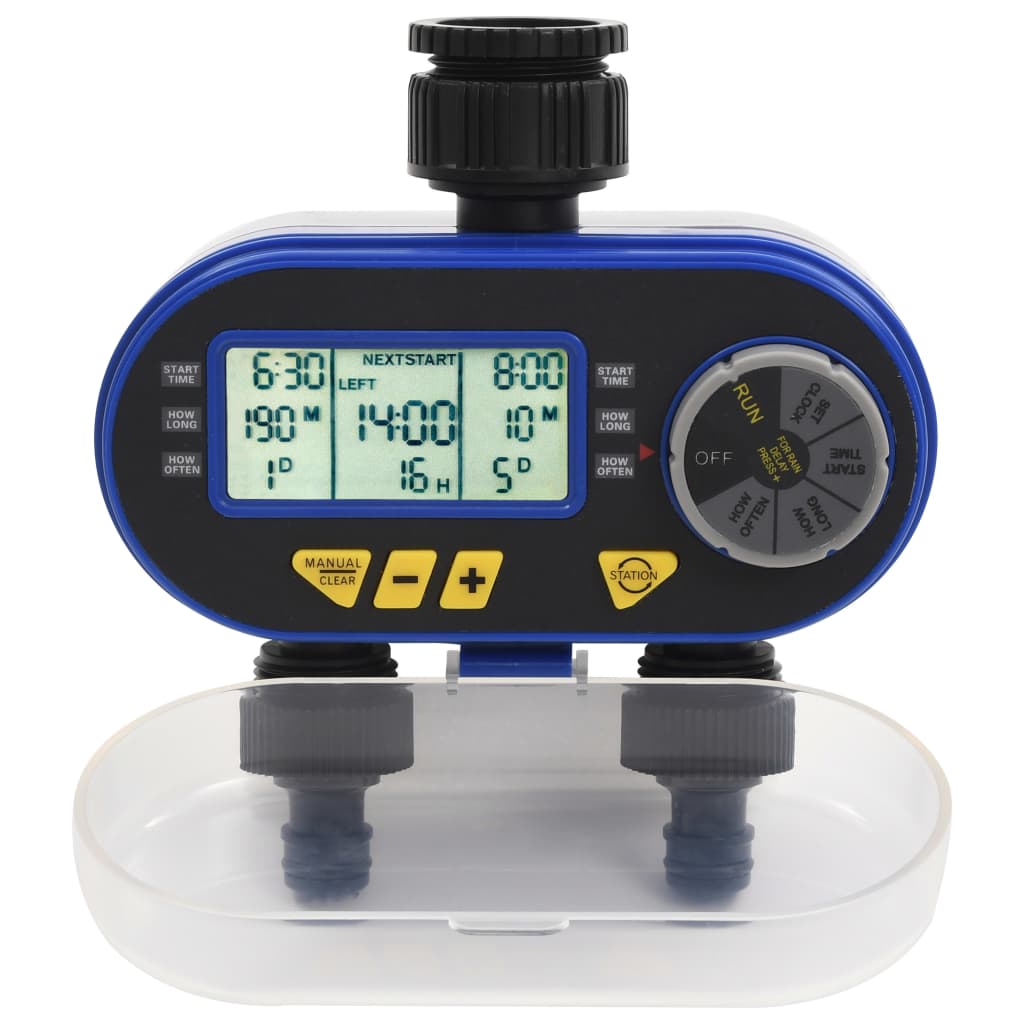 Vidaxl 48039 Automatic Digital Water Timer With Dual Outlet-3