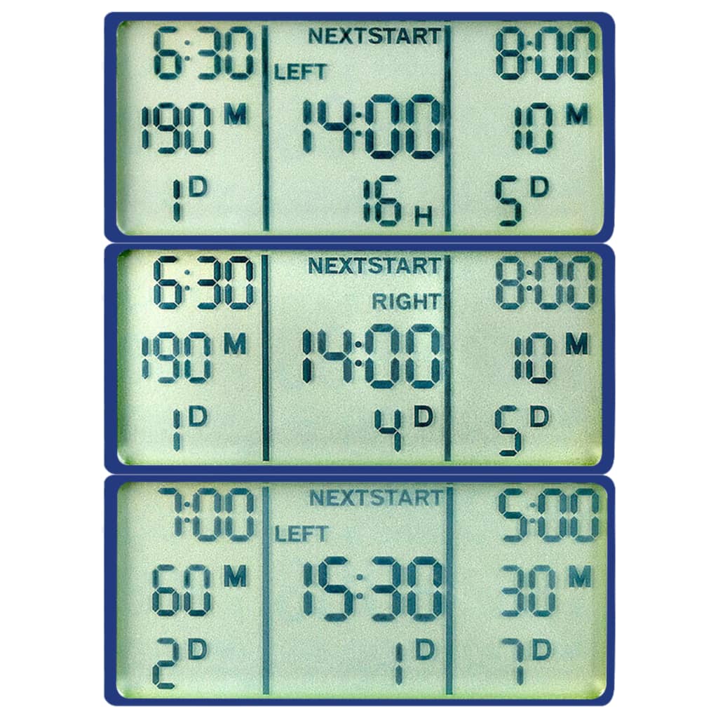 Vidaxl 48039 Automatic Digital Water Timer With Dual Outlet-7