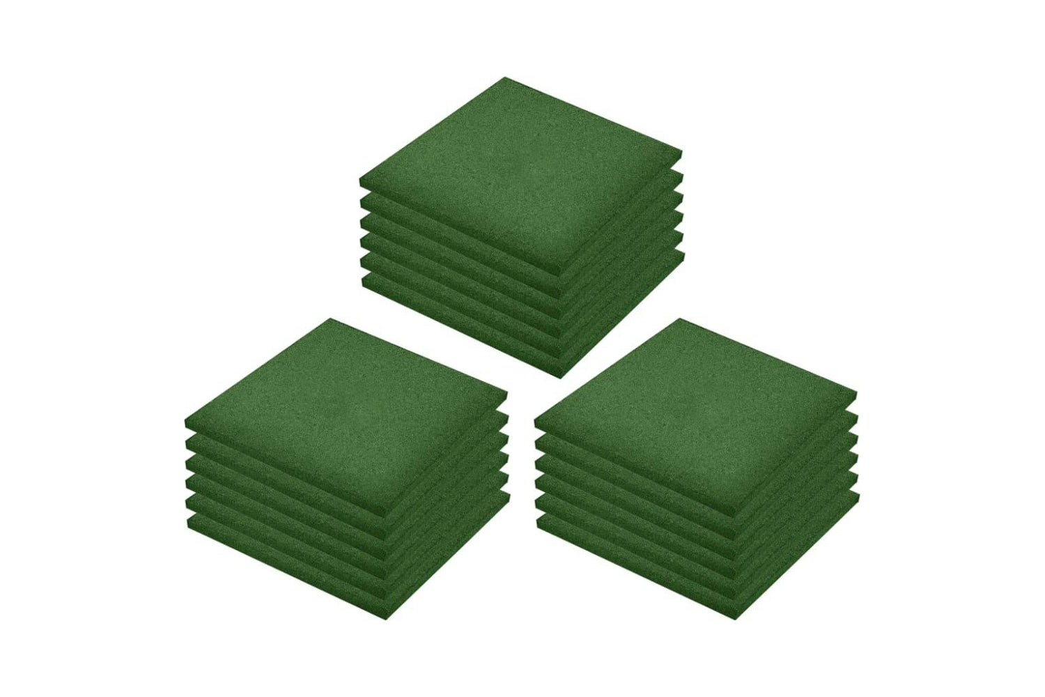 Vidaxl 3053181 Fall Protection Tiles 18 Pcs Rubber 50x50x3 C-2