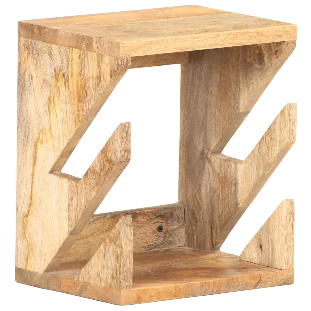 vidaXL 320480 Wall Mounted Skateboard Holder 25x20x30cm Solid Mango Wood-2
