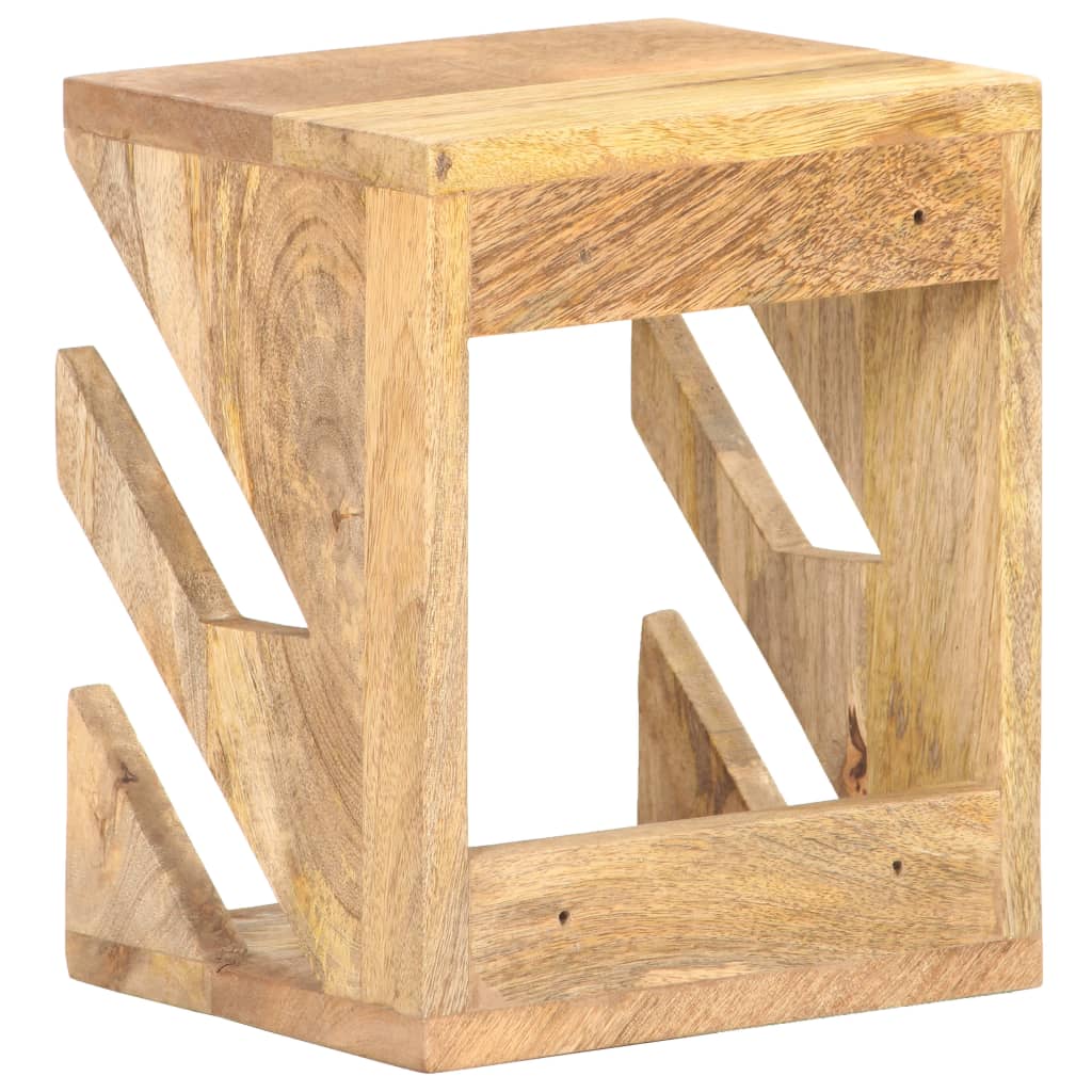 vidaXL 320480 Wall Mounted Skateboard Holder 25x20x30cm Solid Mango Wood-4