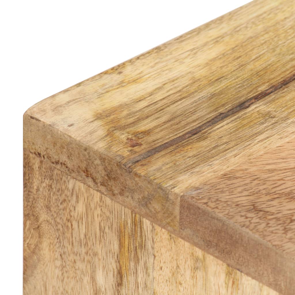 vidaXL 320480 Wall Mounted Skateboard Holder 25x20x30cm Solid Mango Wood-5