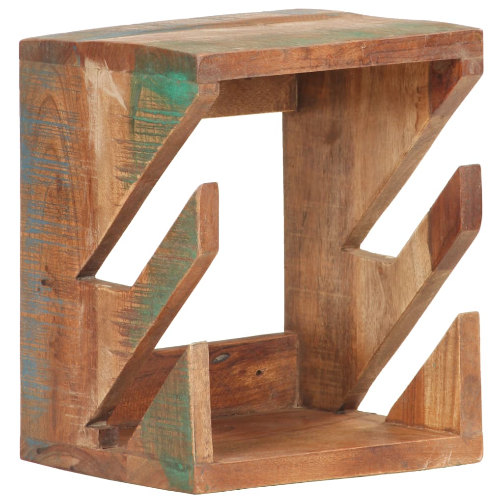 vidaXL 320481 Wall Mounted Skateboard Holder 25x20x30cm Solid Reclaimed Wood-2