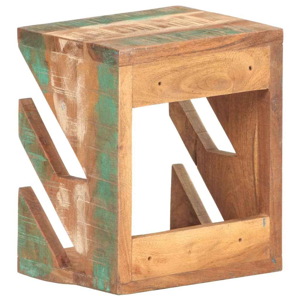 vidaXL 320481 Wall Mounted Skateboard Holder 25x20x30cm Solid Reclaimed Wood-4
