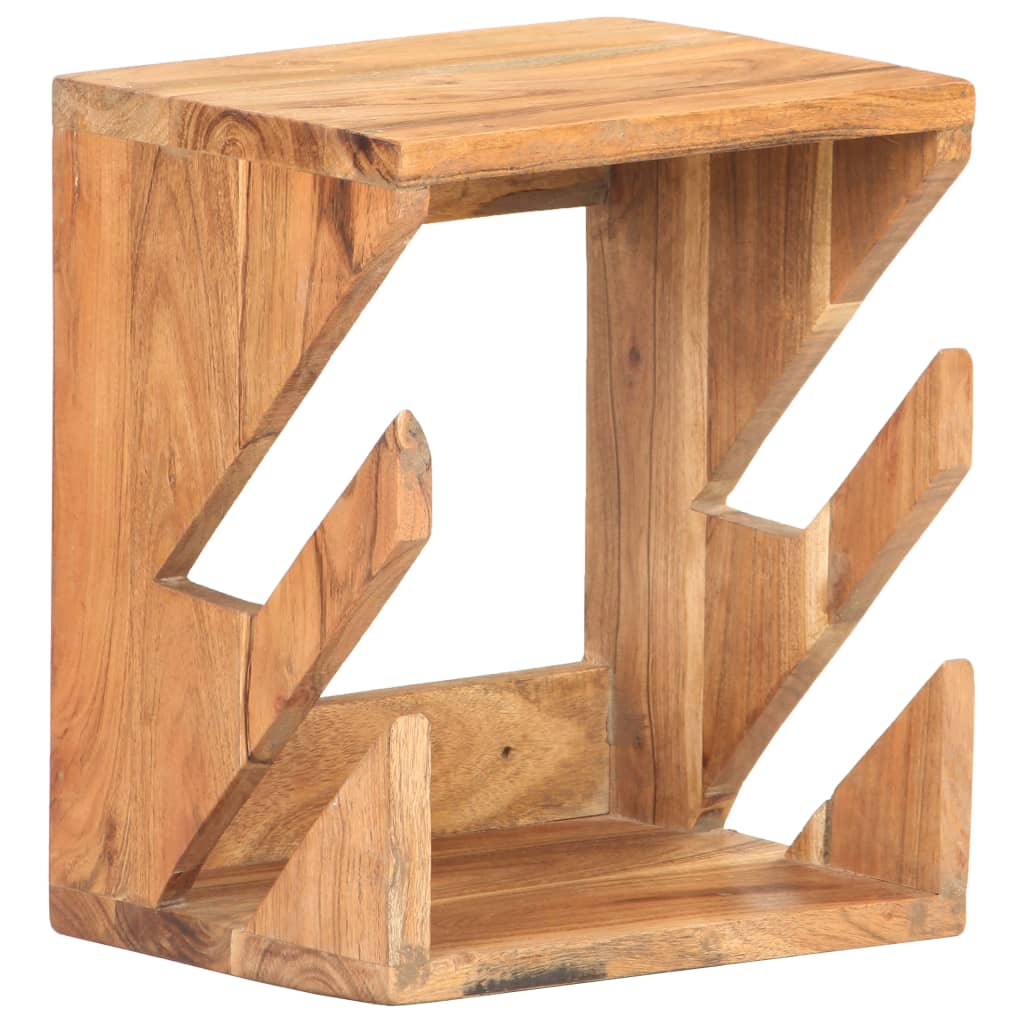 vidaXL 320482 Wall Mounted Skateboard Holder 25x20x30cm Solid Acacia Wood-2