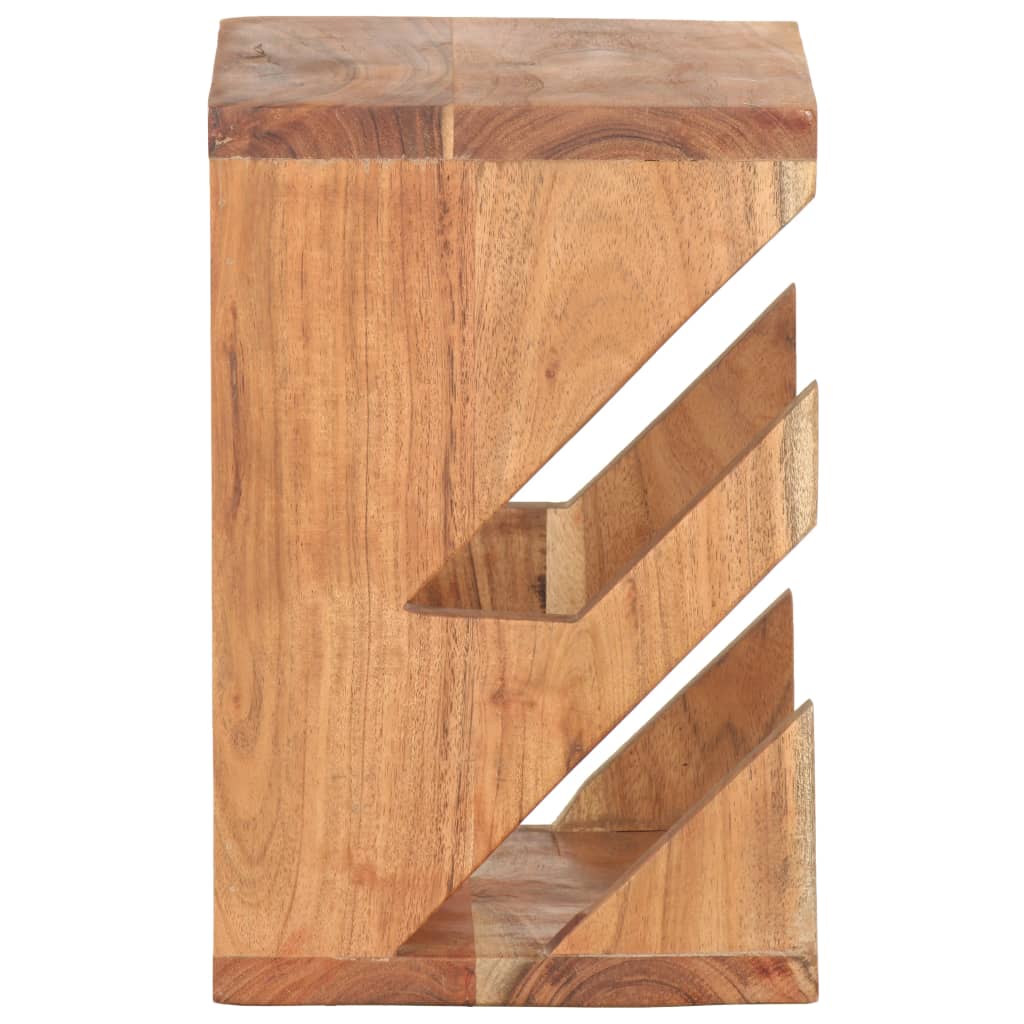 vidaXL 320482 Wall Mounted Skateboard Holder 25x20x30cm Solid Acacia Wood-3
