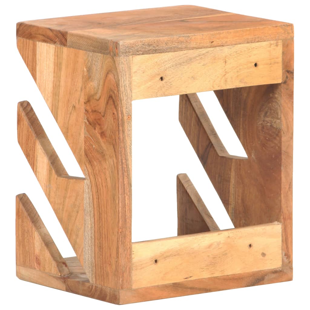 vidaXL 320482 Wall Mounted Skateboard Holder 25x20x30cm Solid Acacia Wood-4