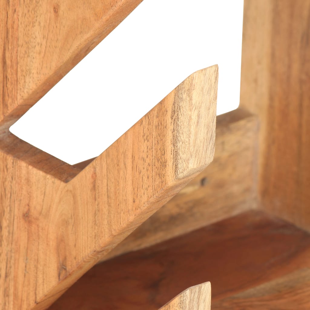 vidaXL 320482 Wall Mounted Skateboard Holder 25x20x30cm Solid Acacia Wood-6