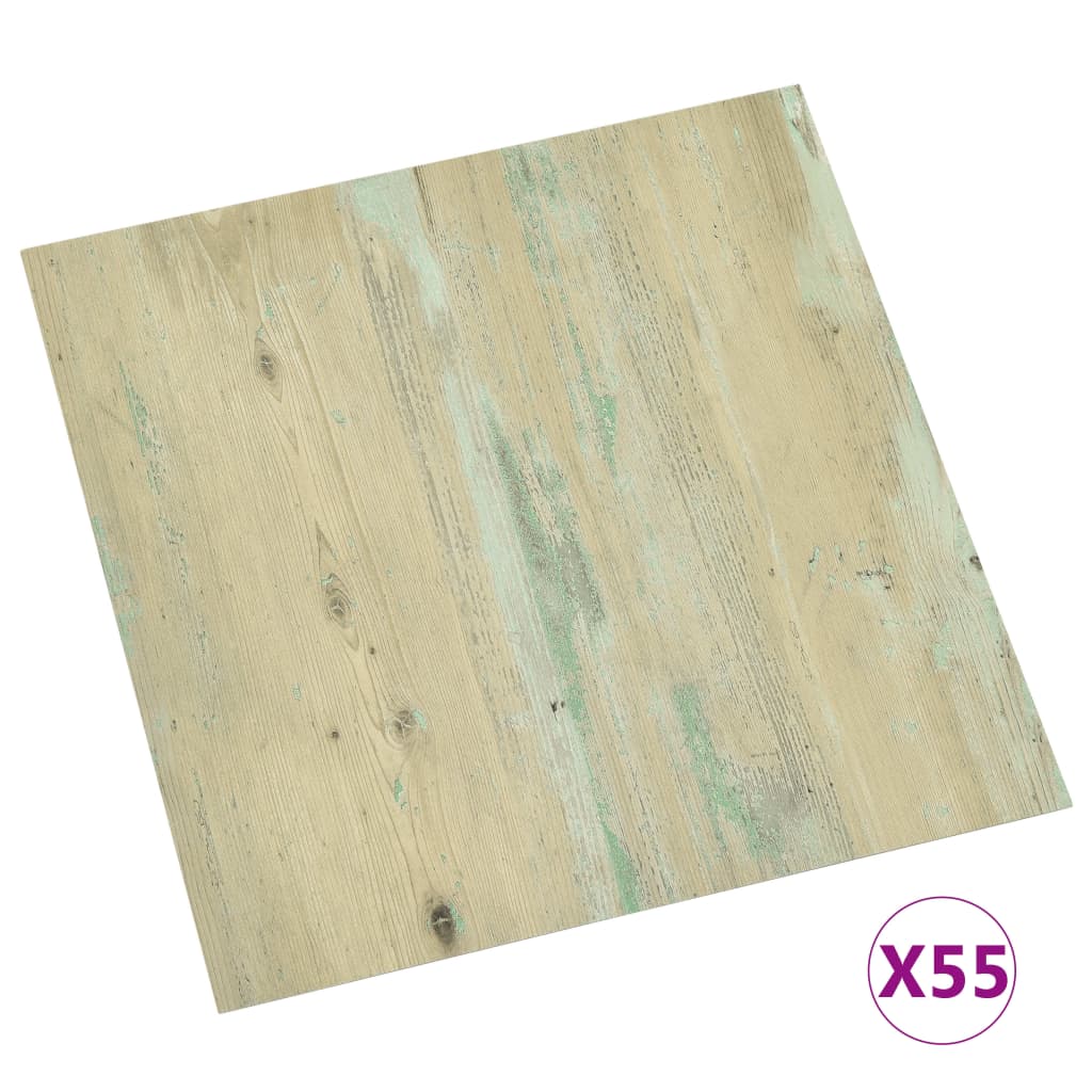 Vidaxl Self-adhesive Flooring Planks 55 Pcs Pvc 5.11 MÂ² Light Brown-2