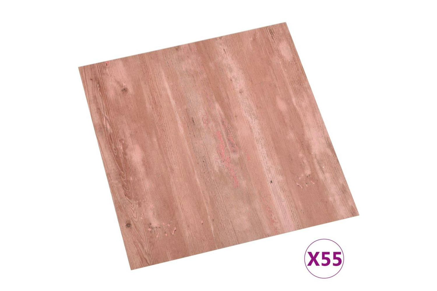 Vidaxl Self-adhesive Flooring Planks 55 Pcs Pvc 5.11 MÂ² Red-2