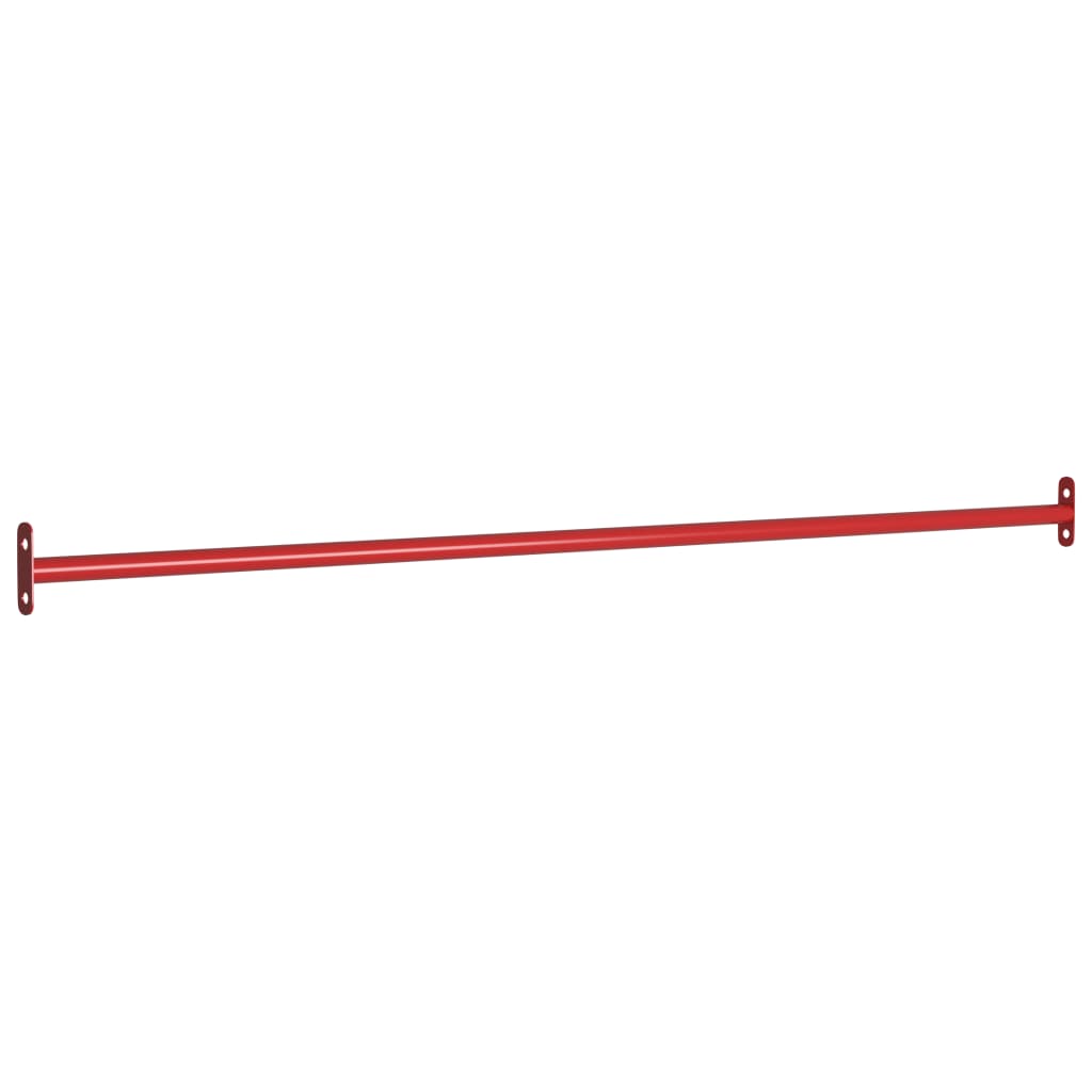 vidaXL 93199 Turning Bars 2 Pcs 125cm Steel Red-3