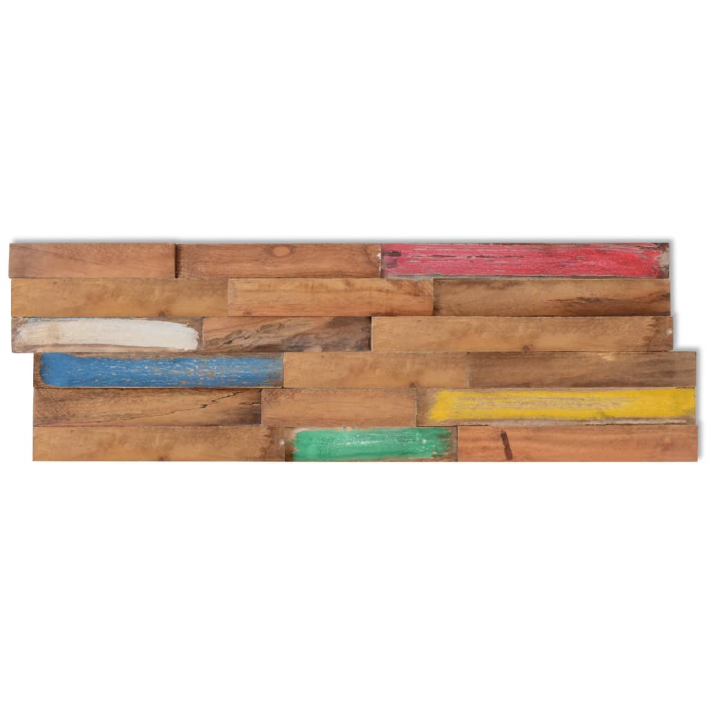 Vidaxl Wall Cladding Panels 10 Pcs 1.03 MÂ² Solid Teak Wood-8