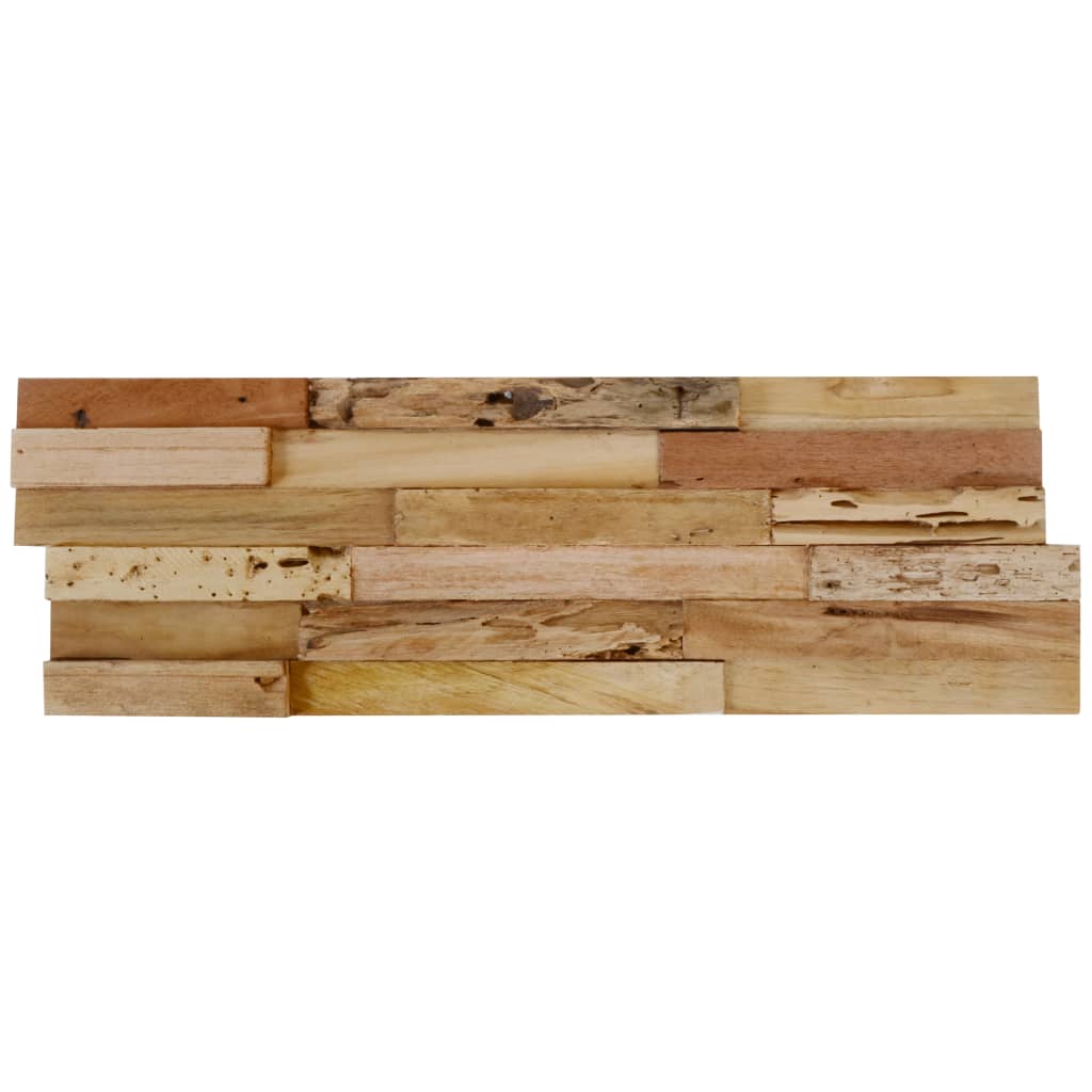 Vidaxl Wall Cladding Panels 10 Pcs 1.03 MÂ² Recycled Teak Wood-7