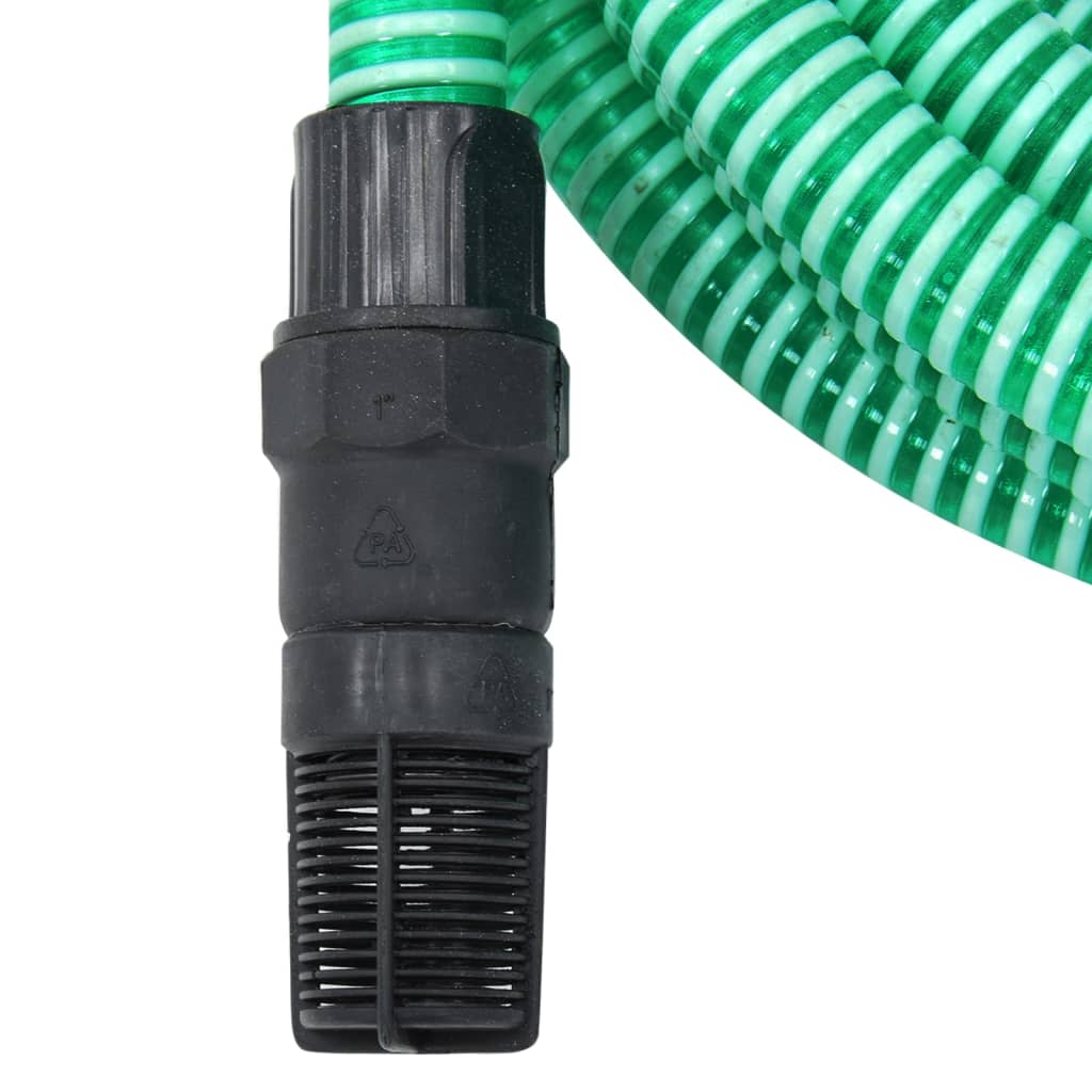 vidaXL 151071 Suction Hose With Pvc Connectors 7 M 22mm Green-3