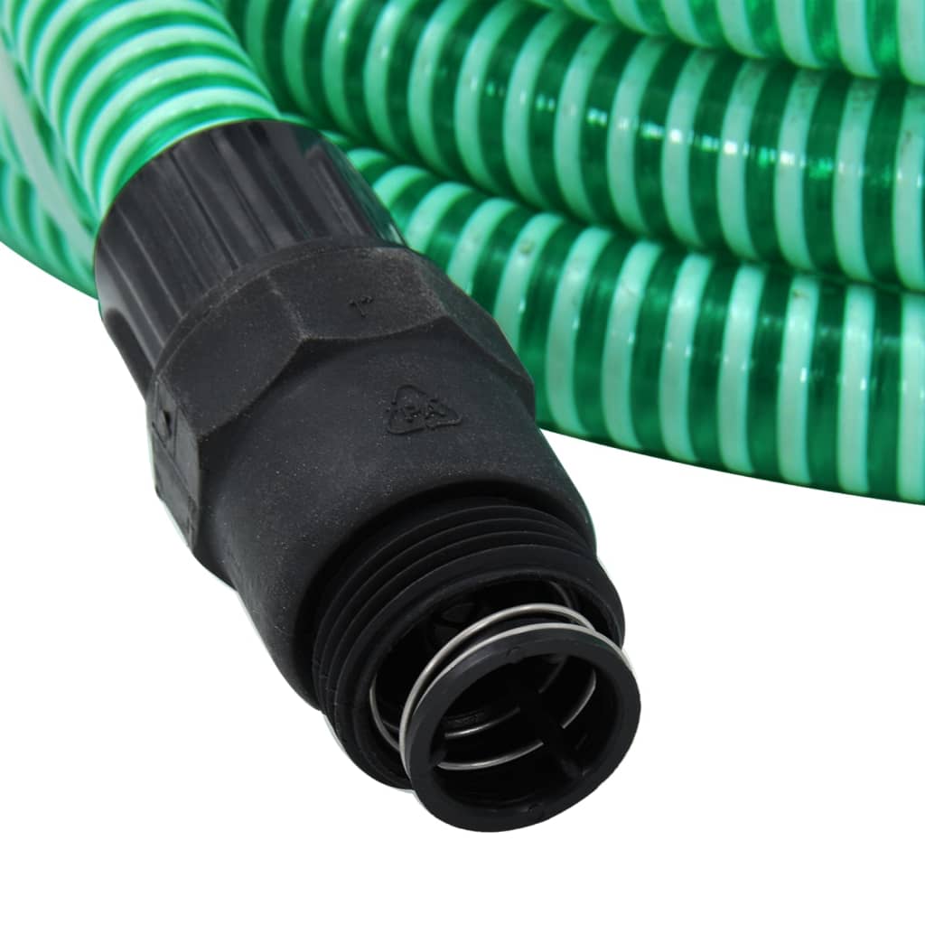 vidaXL 151071 Suction Hose With Pvc Connectors 7 M 22mm Green-5