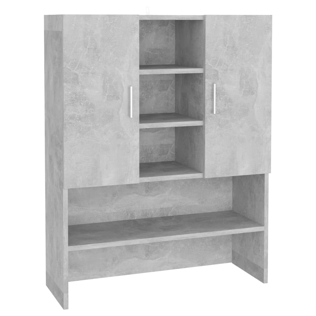 vidaXL 808390 Washing Machine Cabinet Concrete Grey 70.5x25.5x90cm