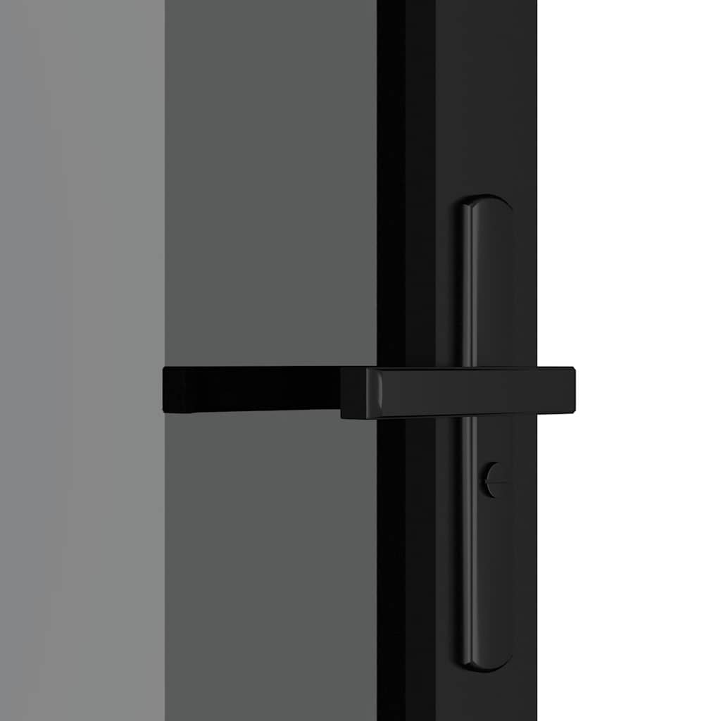 vidaXL 350563 Interior Door 102.5x201.5cm Black Esg Glass And Aluminium-5