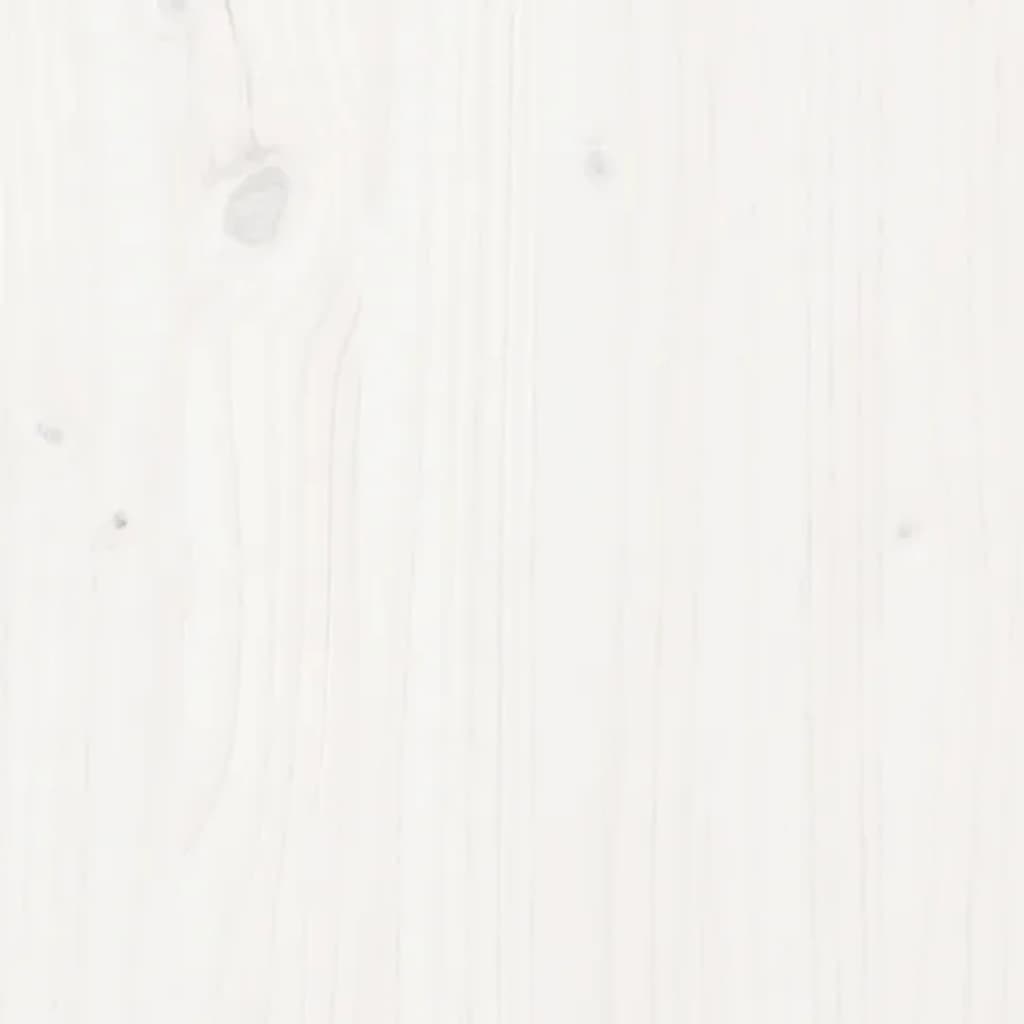 vidaXL 823570 Laundry Box White 88.5x44x66cm Solid Wood Pine-8