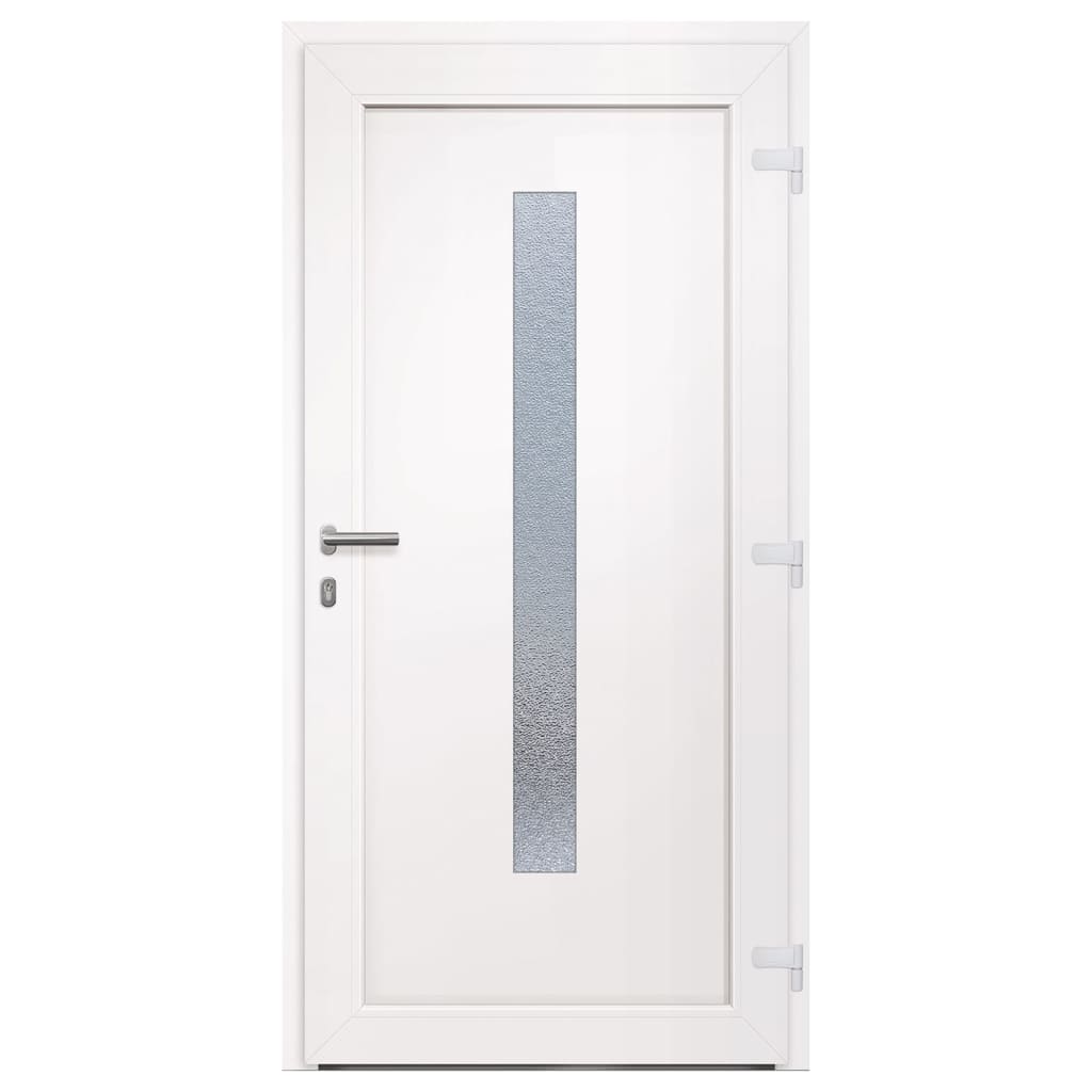 vidaXL 3157090 Front Door Anthracite 98x200cm Pvc-4