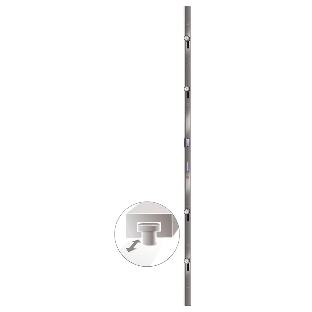 vidaXL 3157090 Front Door Anthracite 98x200cm Pvc-7