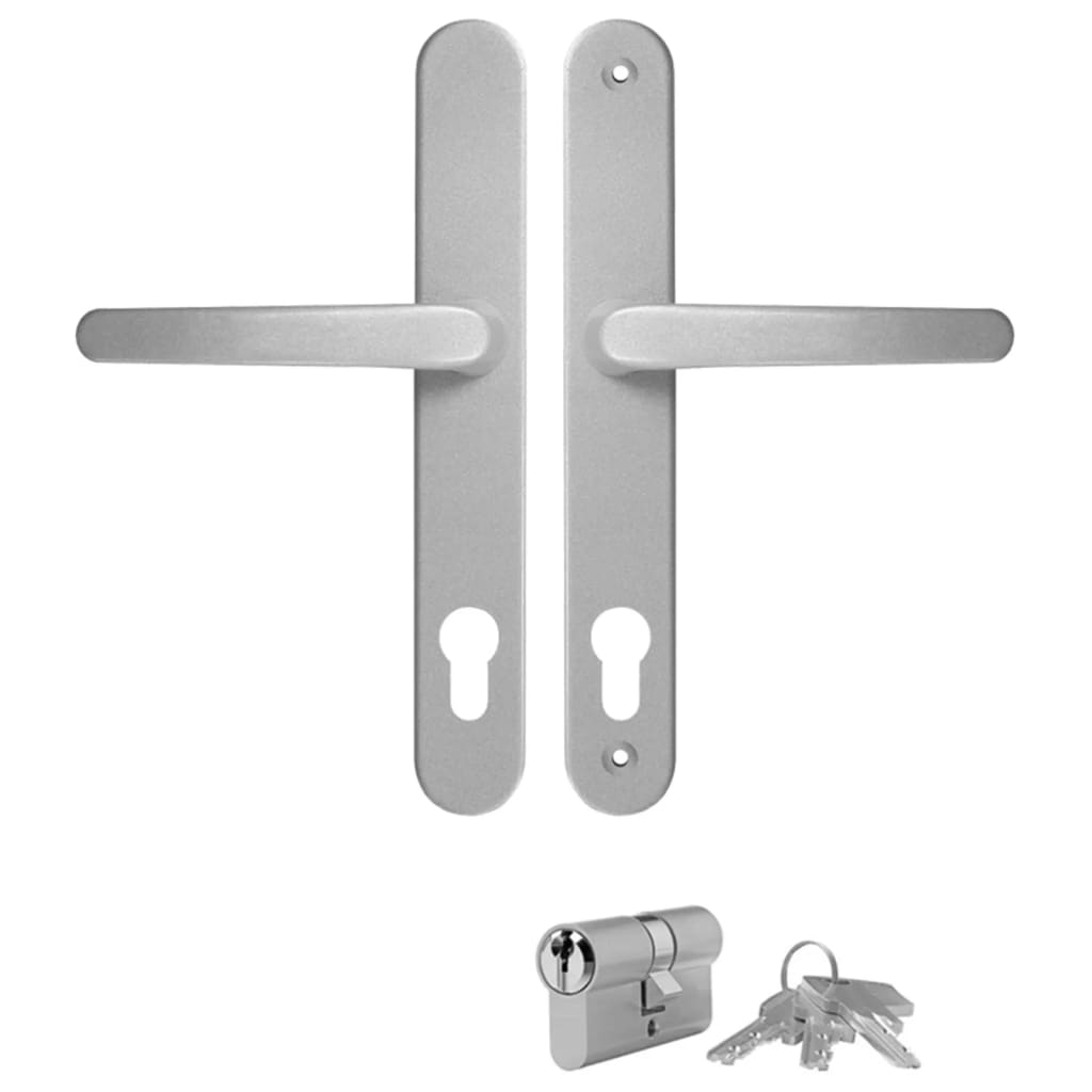vidaXL 3187880 Front Door Anthracite 98x190cm Pvc-9