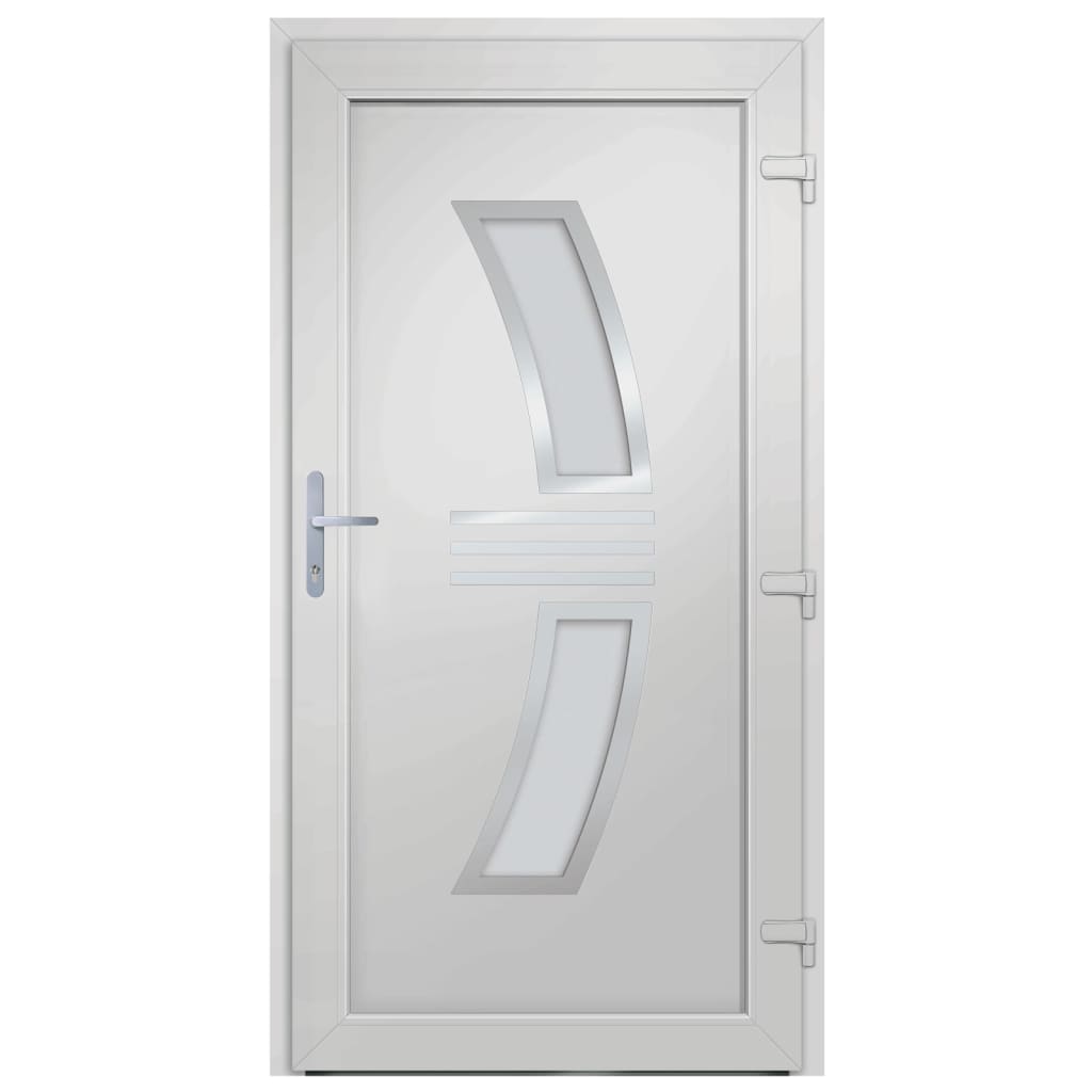 vidaXL 3187940 Front Door Anthracite 108x208cm Pvc-4