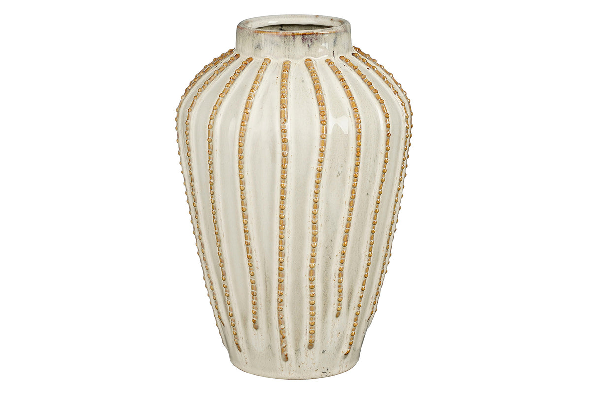 Cathy Vase | Off White | 29 cm-3