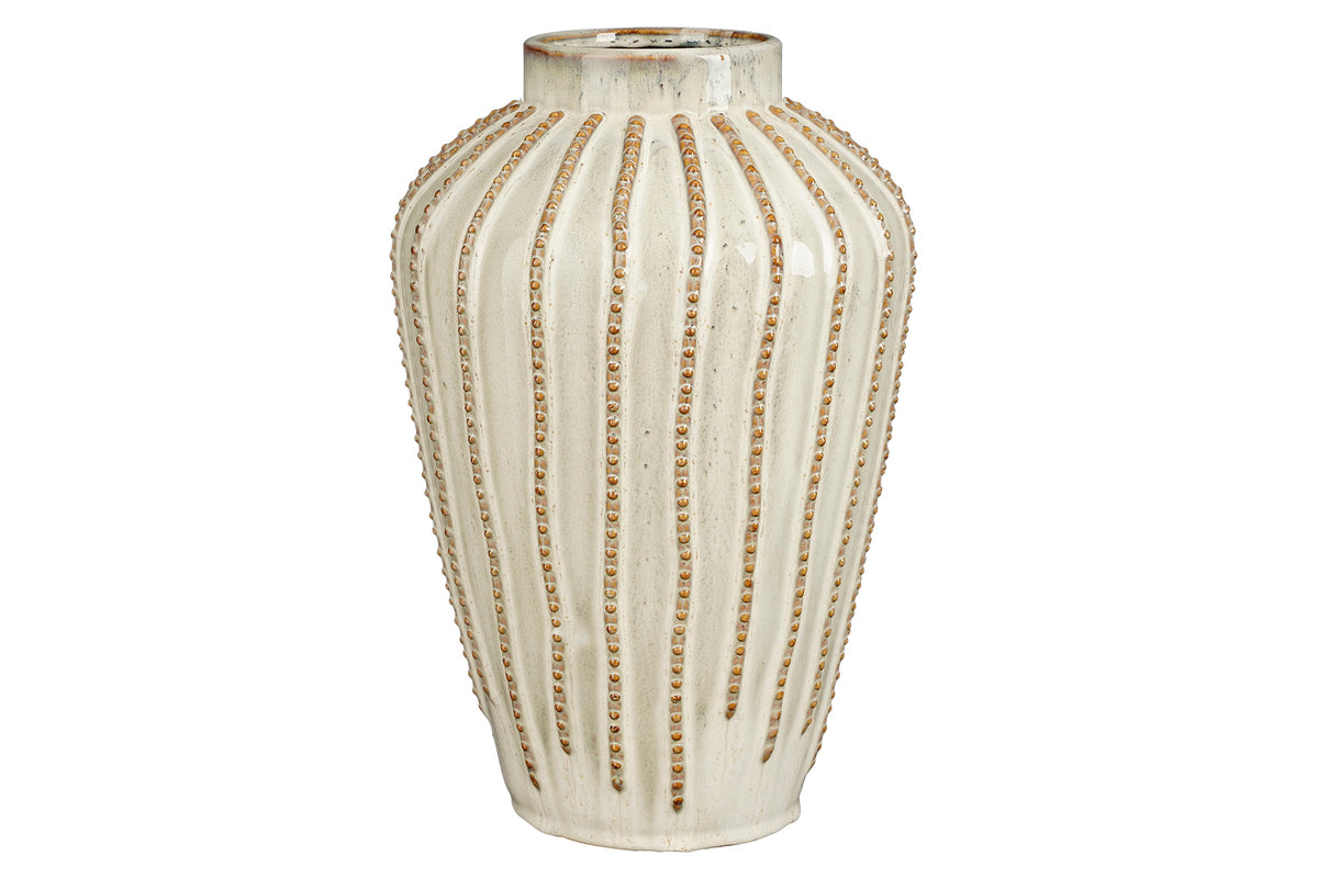 Cathy Vase | Off White | 35 cm