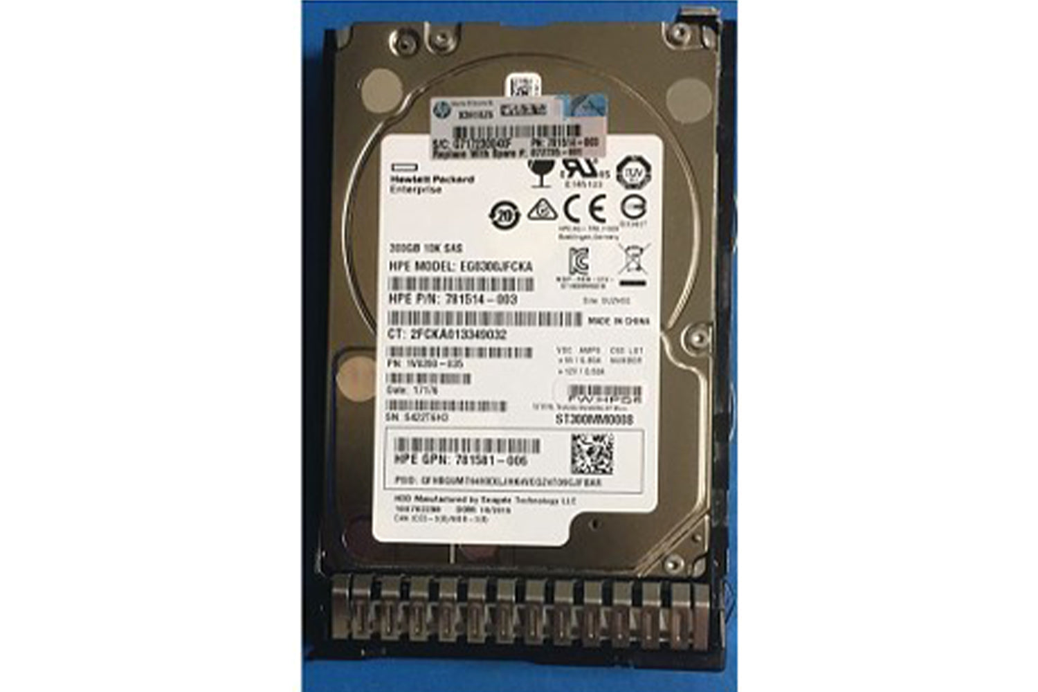 Hewlett Packard Enterprise HDD 300GB SAS 12G 10K 2.5