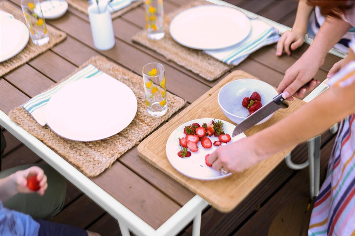 Dorel Paulette Dining Set | Table & 2 Benches | Indoor/Outdoor-3