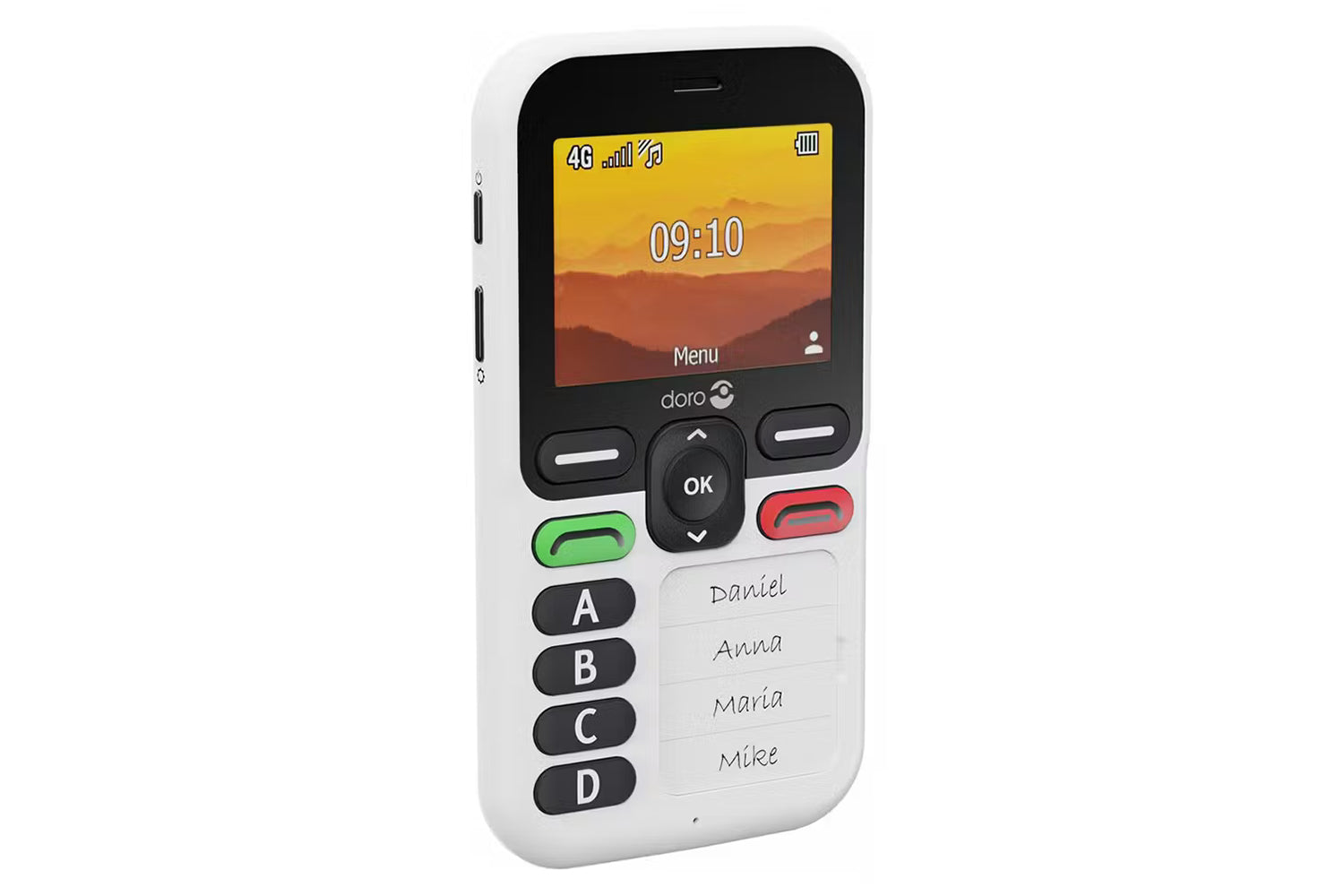 Doro Leva X10 Mobile Phone | Black/White-2