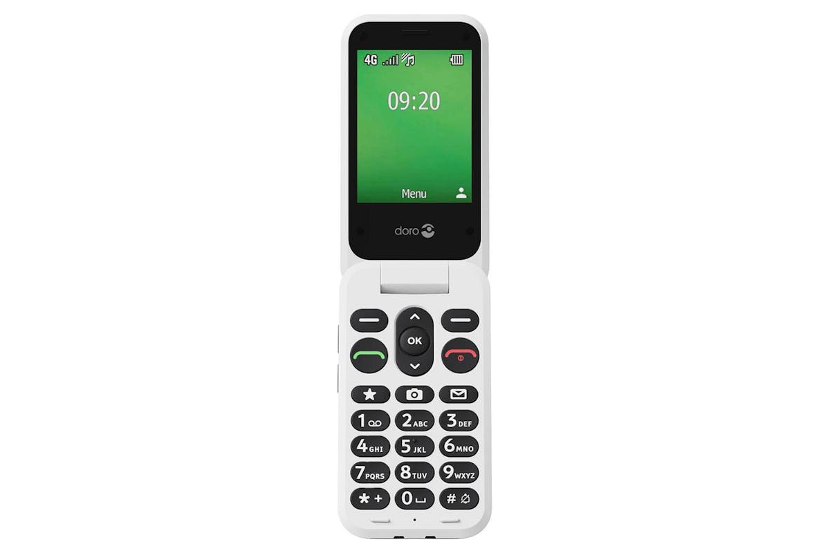 Doro Leva E22 Flip Phone | Black/White