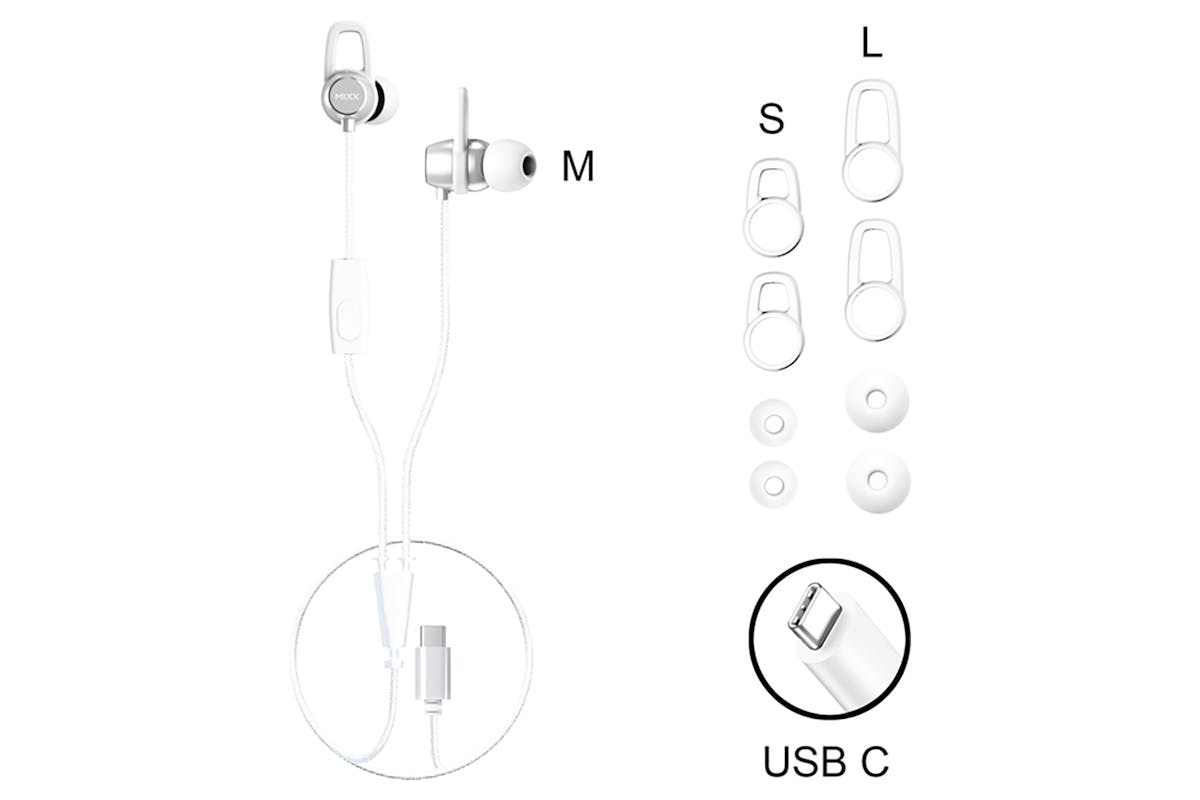 Mixx SoundPort C Wired Earphones | White-4