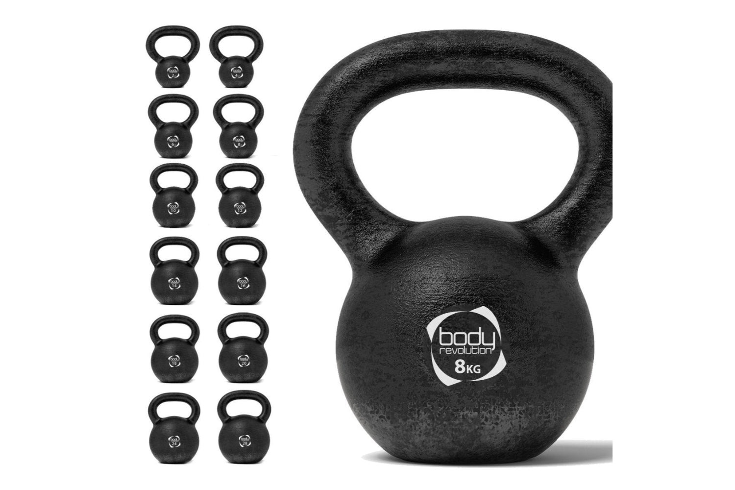 Monstershop Body Revolution Cast Iron Kettlebells | 8kg