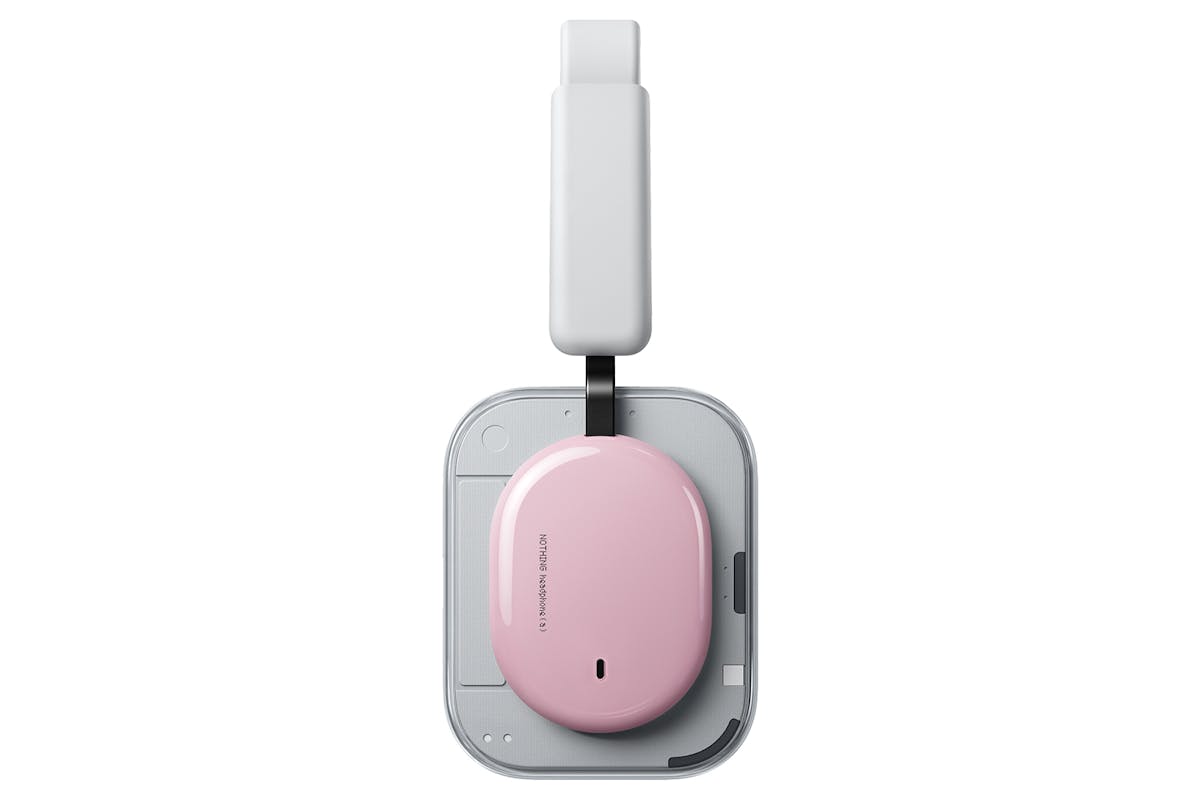 Nothing (a) On-Ear Wireless Active Noise Cancelling Headphones | Pink-8