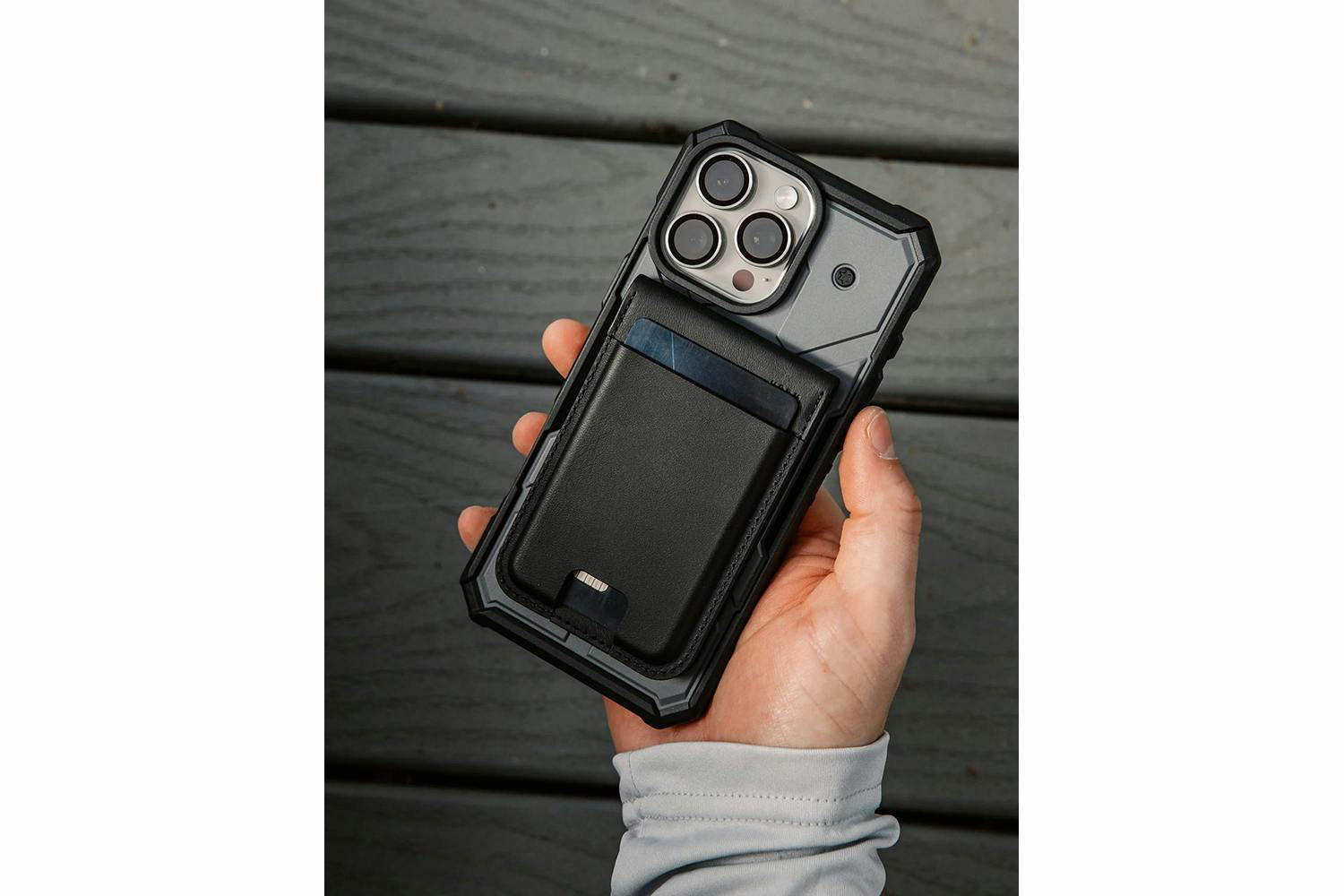 UAG Metropolis Vegan Leather Magsafe Wallet | Black-11
